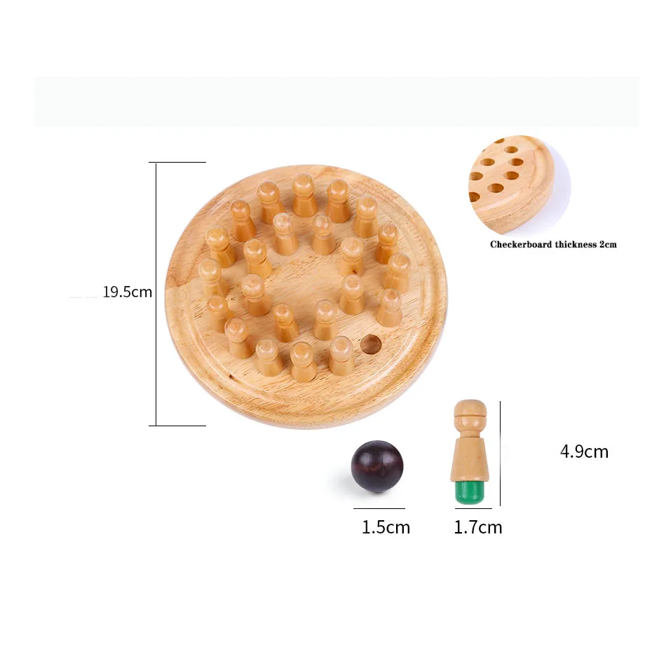 Детская игра для вечерние деревянная палочка запоминания шахматная забавная