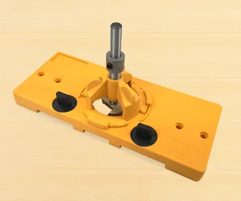 

35MM Cup Style Hinge Boring Jig Drill Guide Set Door Hole Template For Kreg Tool