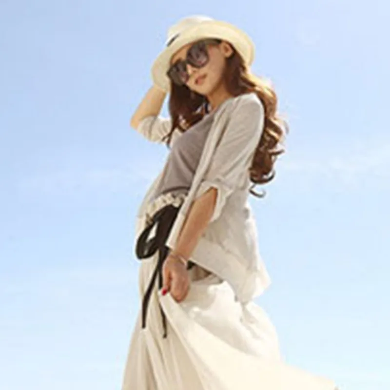 Jazz Hat Cowboy Fedora hat Unisex Women Men Fashion Summer Casual Trendy Beach Sun Straw Hat