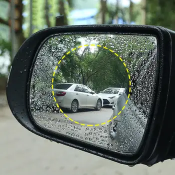 

8Pcs/set Waterproof Membrane Car Rearview Mirror Protective Film Rainproof Sticker Anti-fog Rain Shield