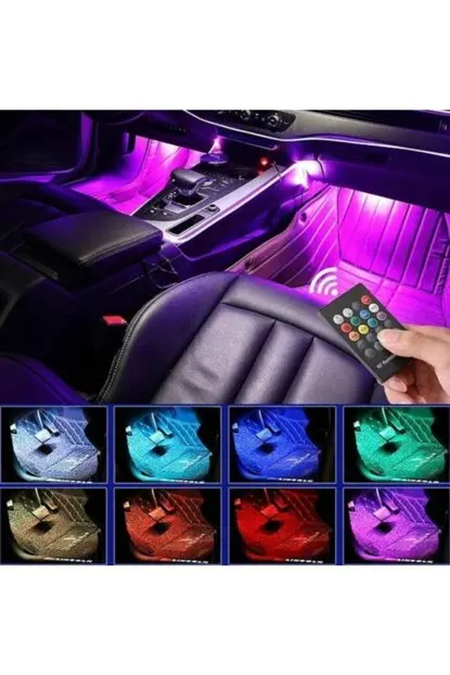 FIAT EGEA Car Interior Lighting Control Music Sensitive Feet Six Led -7 Color | Автомобили и мотоциклы
