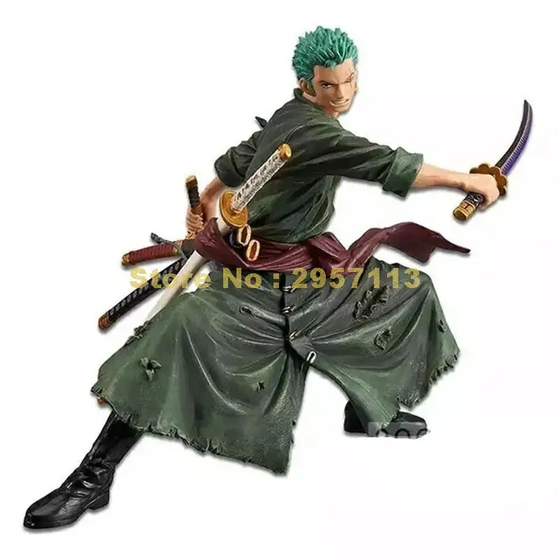 Аниме one piece roronoa zoro меч mito flow battle ghost экшн фигурка Коллекционная модель 17 см