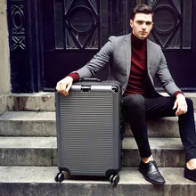 Чемодан сумка стиль Универсальный колеса чемодана с выдвижной ручкой Мода «унисекс»; Симпатичные Спиннер с твердыми стенками 20/24/26/29-Дюймовый Чемодан чемодан класса люкс