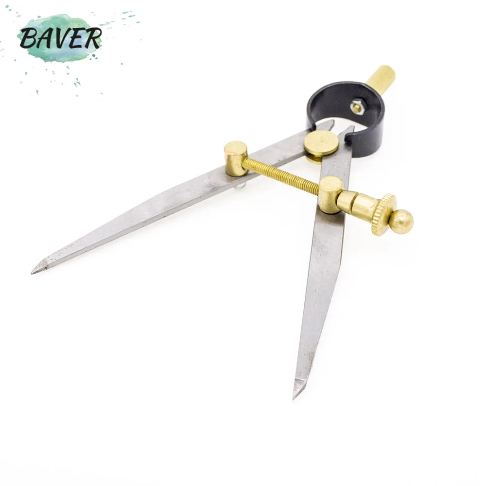 

BAVER New Wing Divider Leather Craft Rotating Scratch Leathercraft Compasses DIY tools