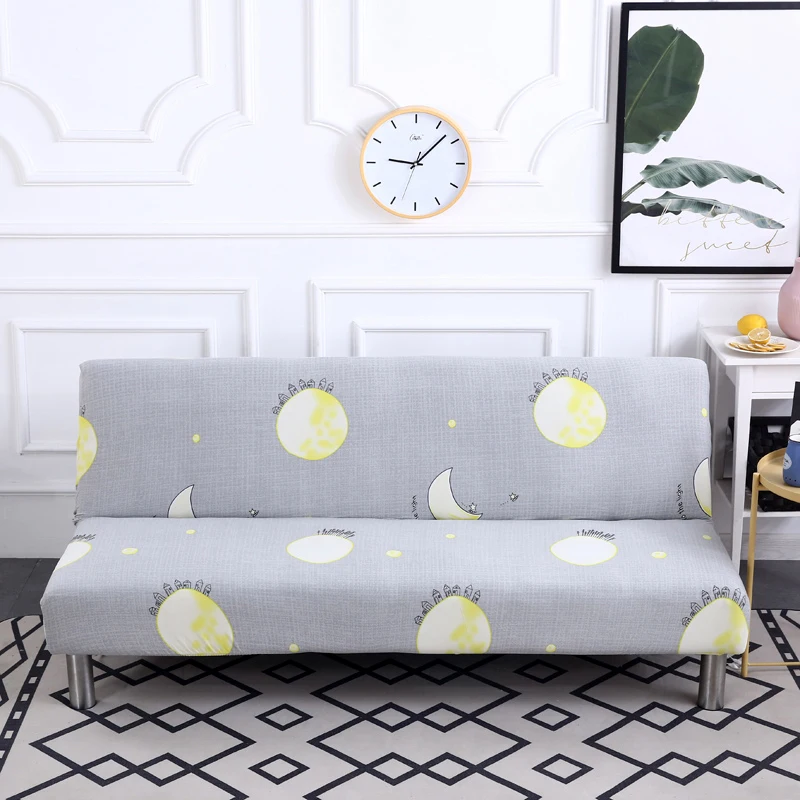 Эластичный складной диван-кровать, чехлы без подлокотника, все включено, плотно обёрточная диван, чехлы на диван в гостиной, крышка Copridivano - Цвет: 5