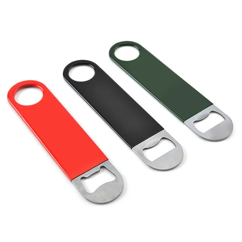 

Bartender Bottle Opener Beer Bottle Openers Speed Openers Rubber Coated Stainless Steel 7 inch
