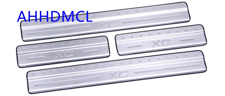 Автомобильная Накладка на порог полосы порога полосы для Volvo XC60 2009 2010 2011 2012 2013