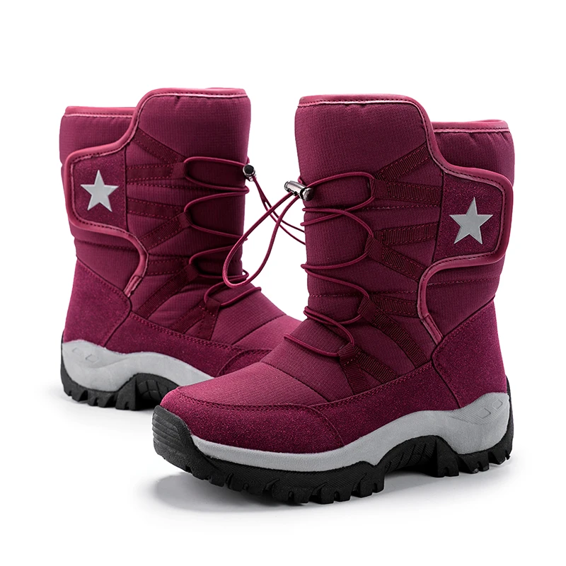 TANTU/зимние ботинки унисекс из водонепроницаемой замши; теплые уличные походные ботинки для мужчин и женщин; модная повседневная прогулочная обувь из флиса
