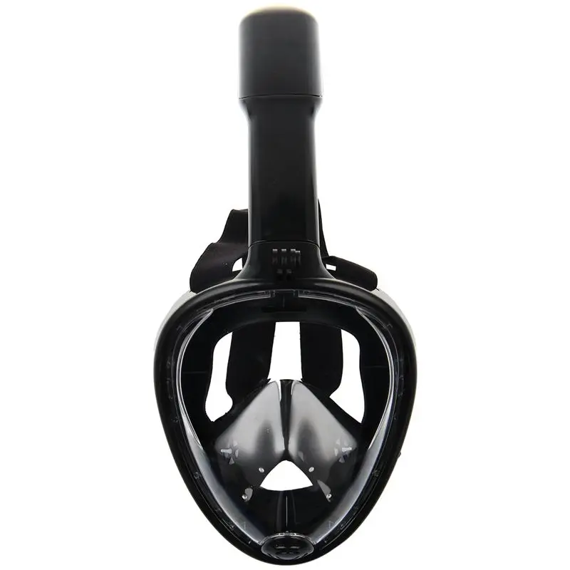 Для плавания дайвинга Сноркелинга полная лицевая маска поверхность акваланга для Gopro S/M черный