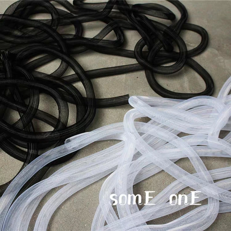 

Elastic Pipe Accessories Black White Free Twist Shap DIY Decor Jewelry Modelling Designer Handmade Arts Designer Fabric