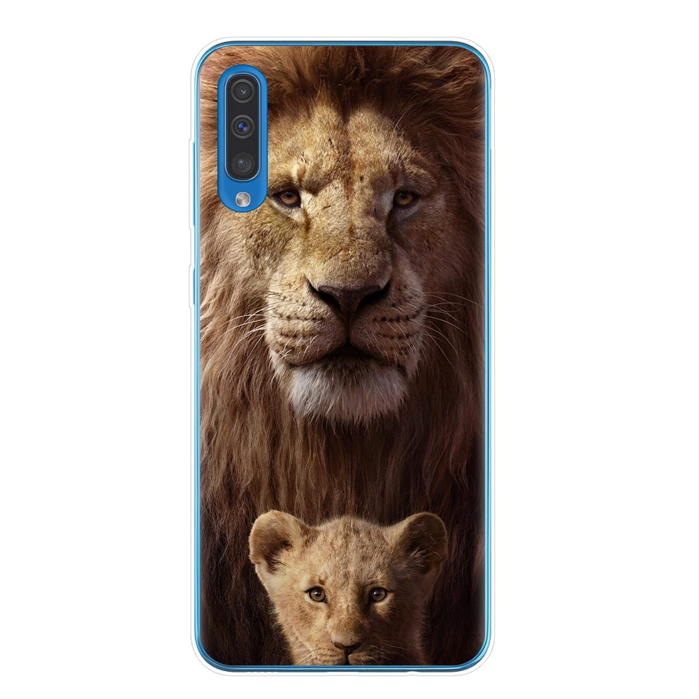 Мягкий силиконовый чехол для телефона Lion King nala simba timon из ТПУ для samsung A10 A20 A30 A40 A50 A70 A7 A9 A6 A8 Plus coque