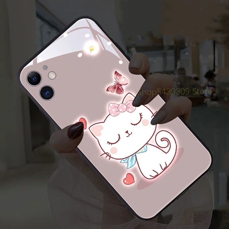 Противоударный стеклянный чехол для iPhone 7 8 Plus 1112 Pro X XS XR MAX акустическое