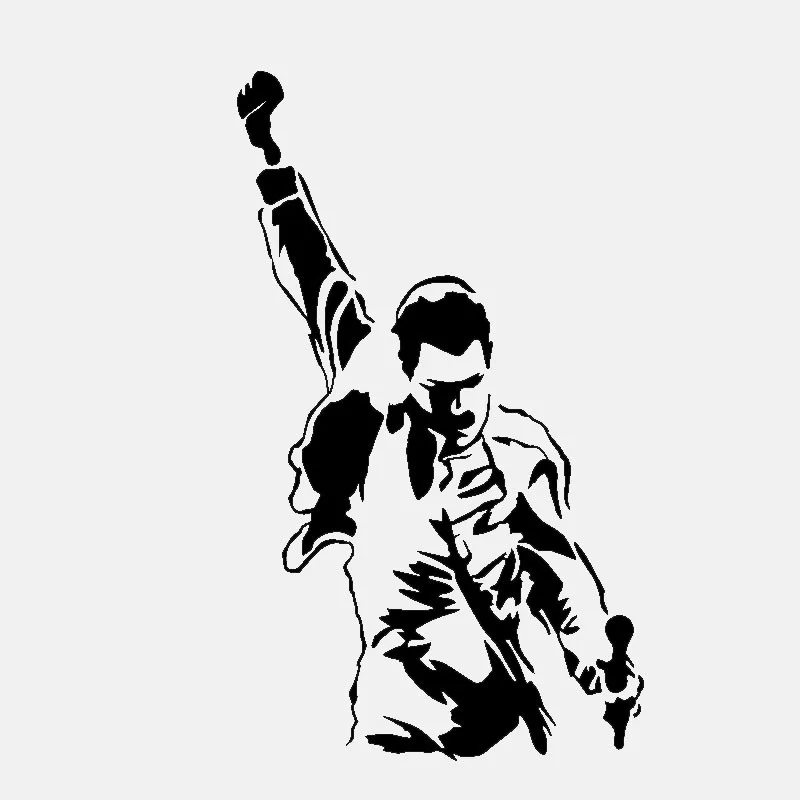 Dawasaru Freddie Mercury Автомобильная Наклейка Виниловая наклейка Queen Rock классический