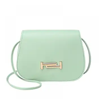 

2020 New Metal Buckle Soft Surface Female crossbody Shoulder bags Storage Wallet Fashion Letter Messenger Student Ladies purse