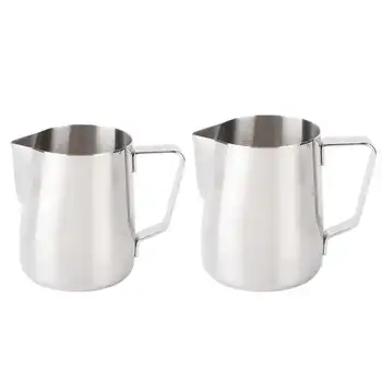 

Coffee Kettle Stainless Steel Milk Frothing Cup Art Pitcher Coffee Latte Jug Mug for Home Coffee Shop Use milk jug for coffee