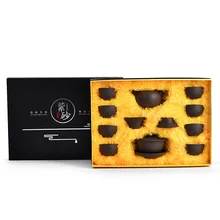 Китайский подарок чайный набор кунг-фу керамический портативный чайник фарфоровый чайный набор Gaiwan 6 шт. чайные чашки чайной церемонии чайный горшок с коробкой