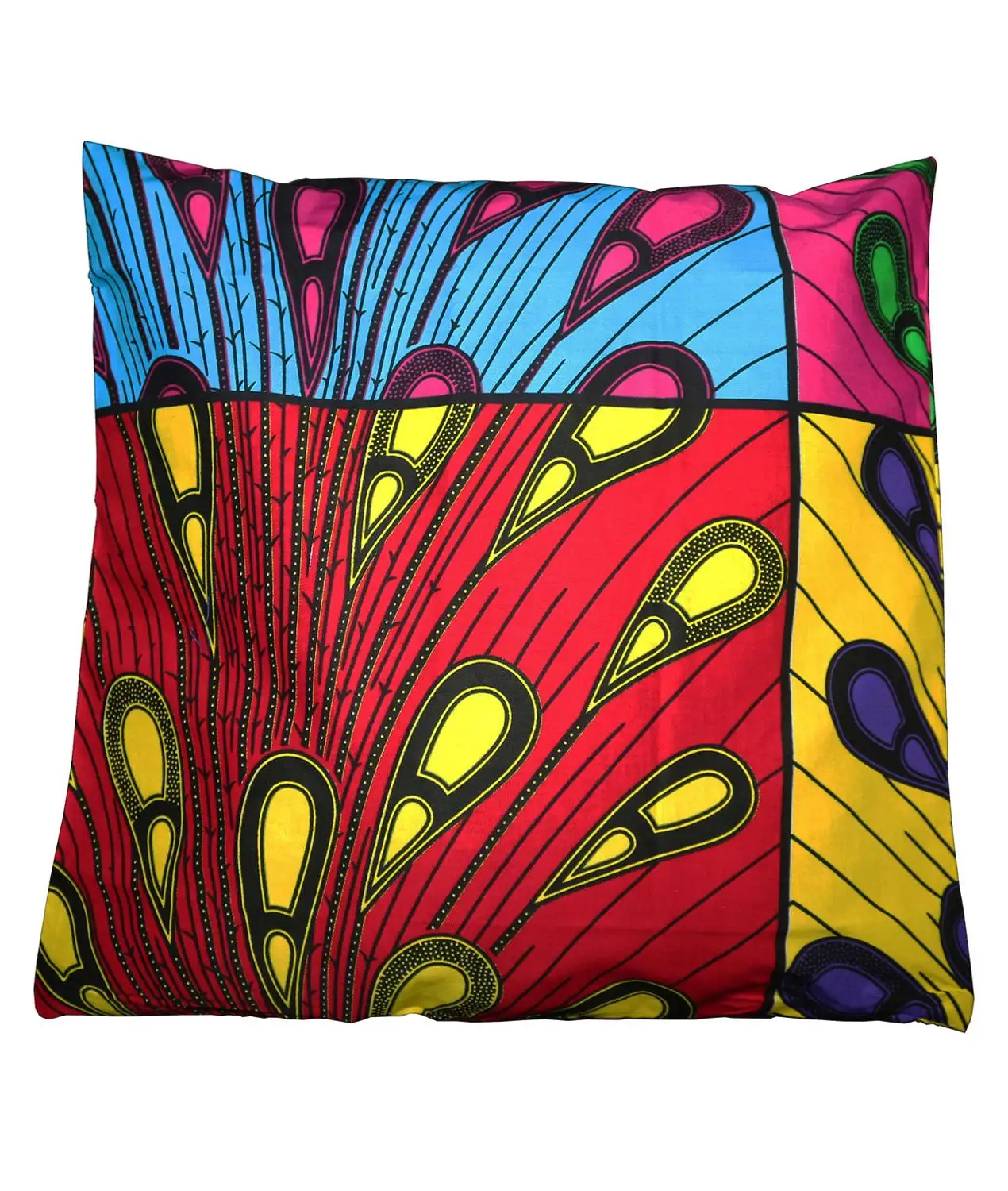 African Wax print Pillow Case cotton materia Handmade Decorative Pillow Case Covers African Print Cushion Case Cojines Home Art