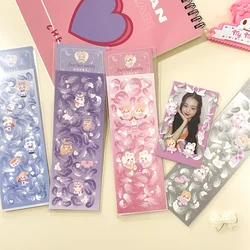1Pc Fantasy Feather Series  Sticker Kawaii Rainbow Alphabet Stickers Creative Lable Decor Photo Diary Album Korean Stationery