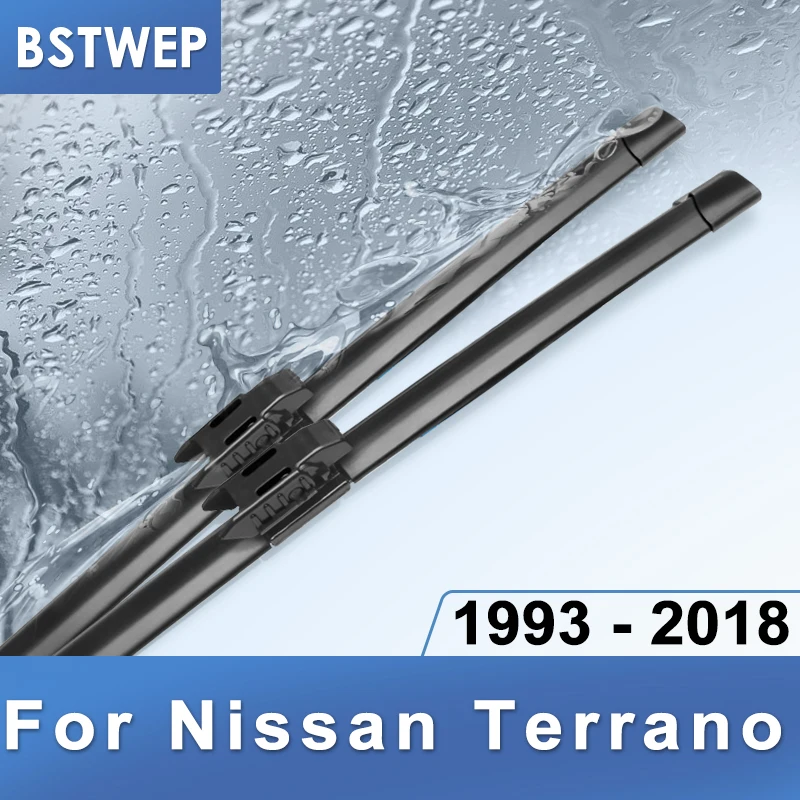 Bstwep Hybrid Wiper Blades For Nissan Terrano Fit Hook / Special Lock