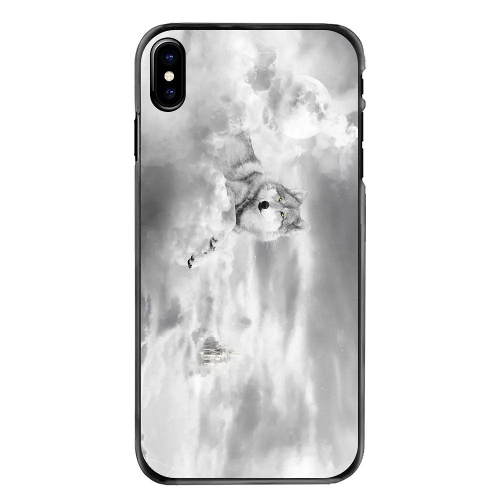 images 3 Чехлы для телефонов Игры престолов Spirit Animal Snow White Wolf для Iphone 4 4s 5 5S 5C SE 6 6S 7 8 Plus X XR XS Max iPod Touch 4 5 6 - Цвет: images 3