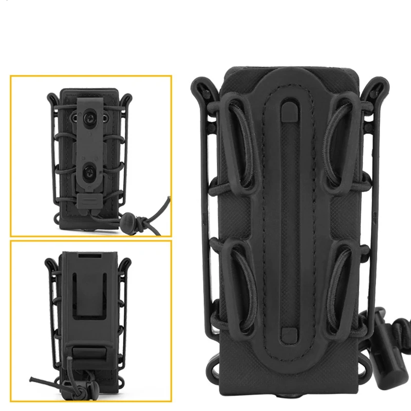 

Military Accessories Molle Magazine Pouch Soft Shell 9mm Tactical Magazine Pouch Hunting CS Airsoft Rifle Gun Magazine Pouch