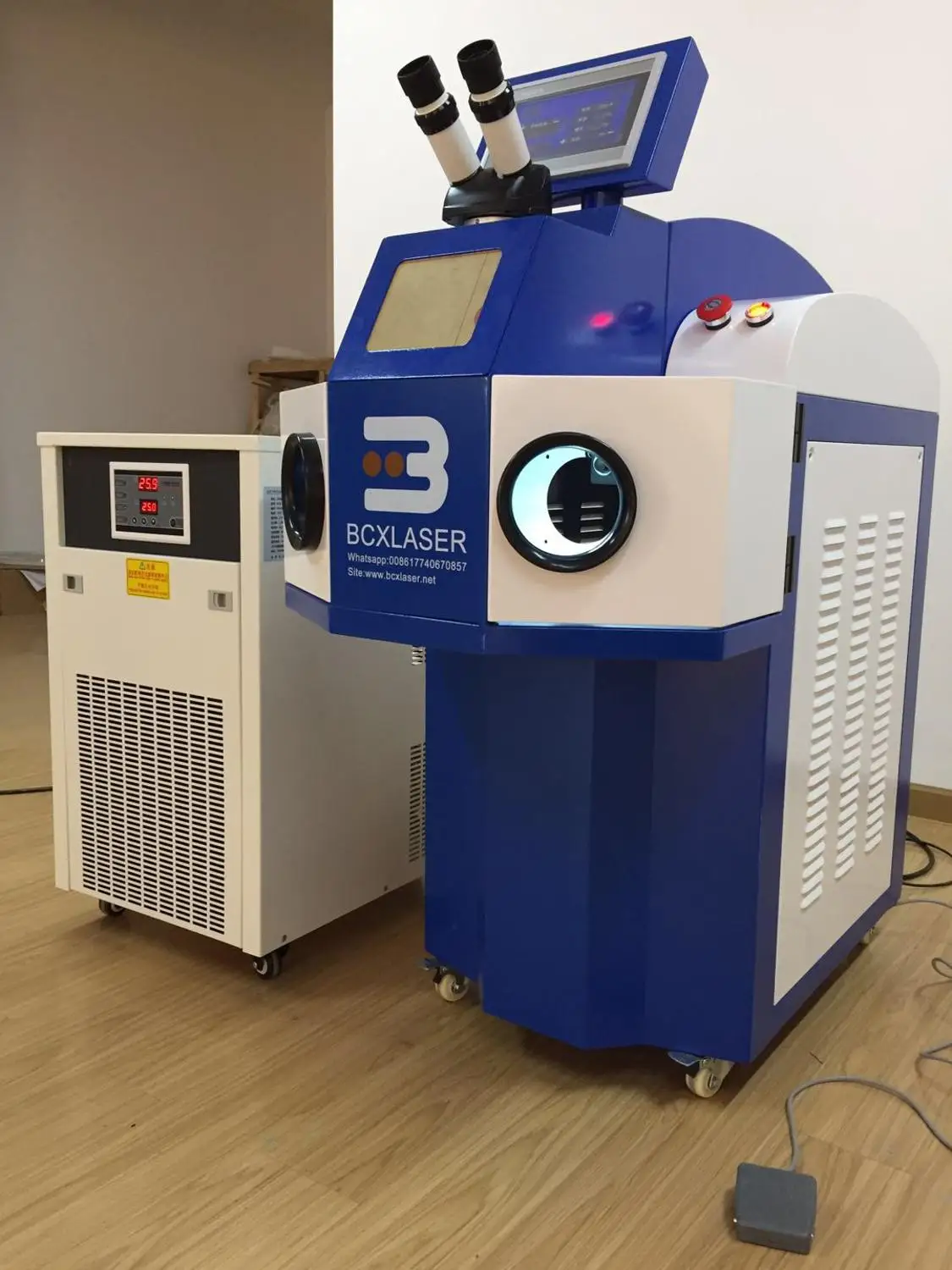 Gold And Silver Jewelry Laser Spot Welding Machine Bcxlaser 200w Fine Spot Performance Stable