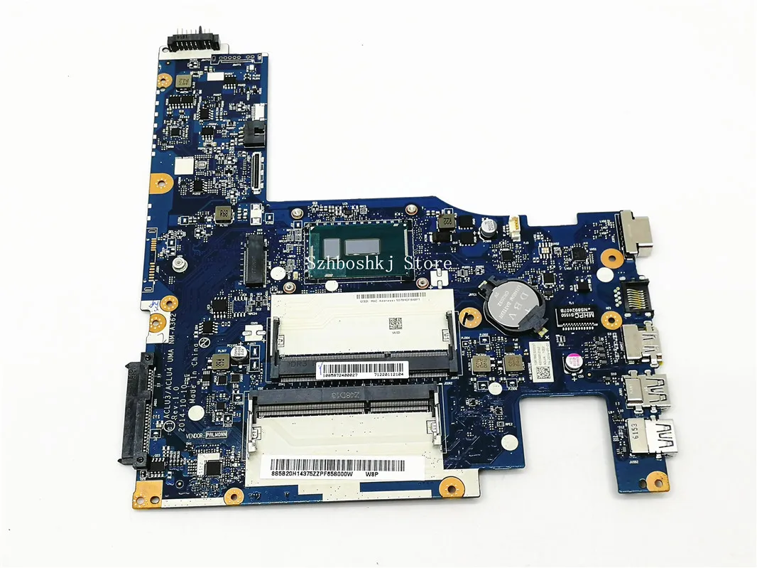 ACLU3/ACLU4 UMA NM-A362 для LENOVO G50-80 материнская плата для ноутбуков FRU 5B20H14375 с процессором SR215 3205U(подходит для i3 i5 i7) Тесты ОК