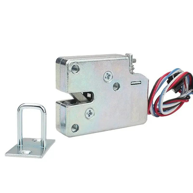 Small cabinet door lock DC12v vending machine control lock smart cabinet mini electronic electromagnetic door cabinet door lock
