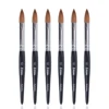 Eval Pure Kolinsky Hair Nail Brushes Acrylic Nail Painting Brush Professional UV GEL Nail Manicure Powder Pedicure Art Tools 1