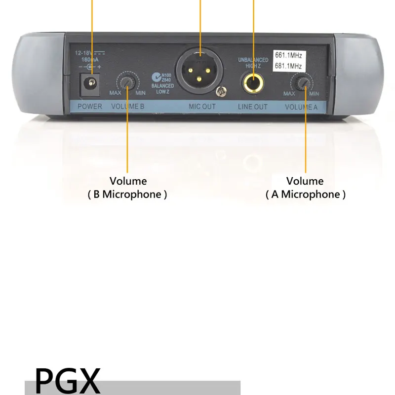 shuer Wireless Microphone PGX282 PGX8 Wireless Microphone dual fixed frequency wireless microphone system