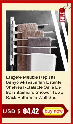 Душ Badkamer Bagno Estanteria Lazienka Salle De Bain аксессуары вращающийся баньейро вешалка для полотенец настенная полка для ванной комнаты