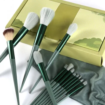 

Transparent Makeup Brushes Tool Set Transparent Cosmetic Powder Eye Shadow Foundation Blush Blending Beauty Make Up Brush