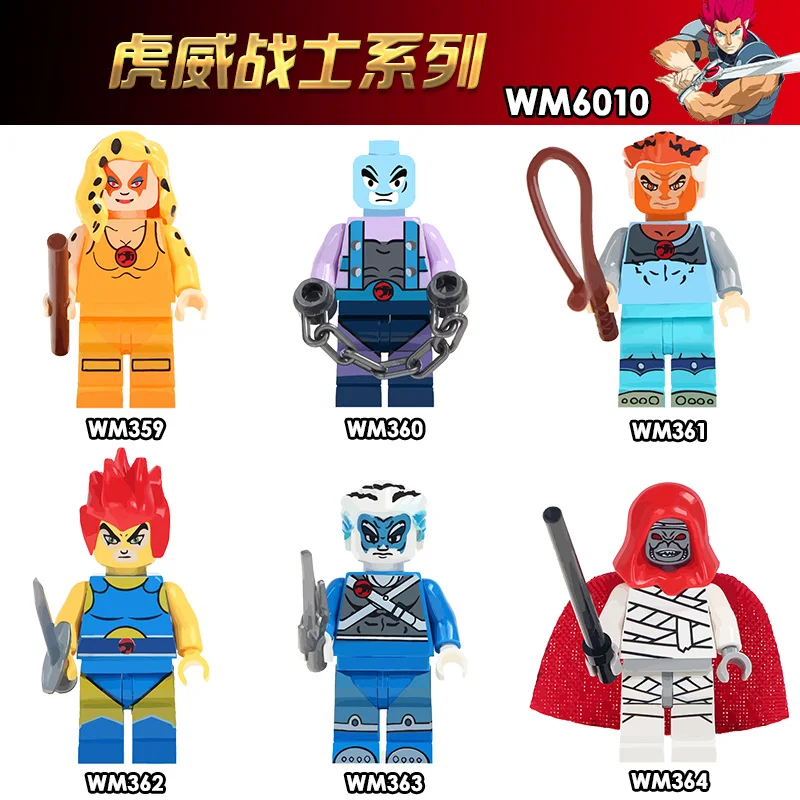 

WM6010 Single Sale Building Blocks American TV Movie Thundercats Bengali Cheetara Lion-O Mumm-Ra Pantro Bricks Children Toys