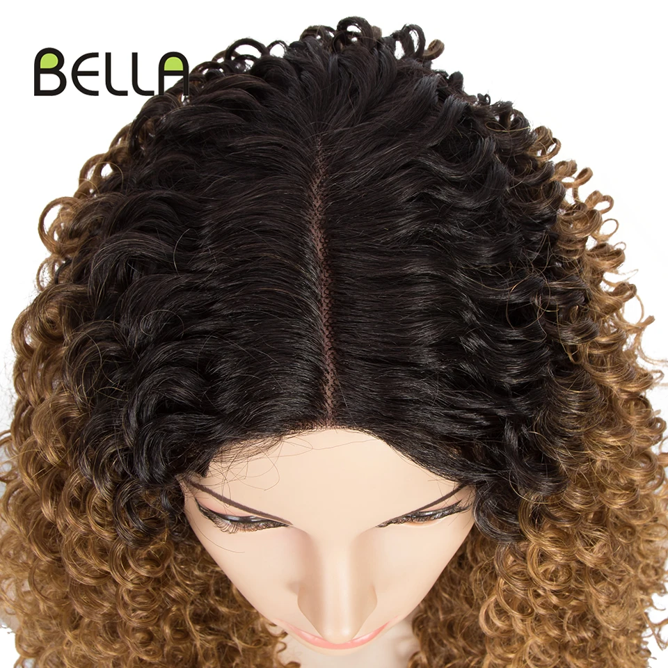 Женский вьющийся парик Bella Wig из синтетических волос 6 цветов на выбор парики