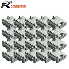 10 шт./лот Тип C 16 Pin SMT разъем USB 3,1 Type-C гнездо размещение SMD DIP для PCB дизайн DIY Высокая токовая зарядка