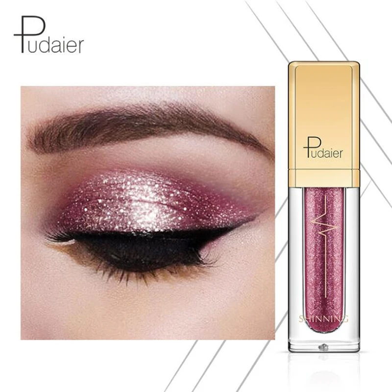 18 цветов Сияющие перламутровые многоцветные алмазные тени для век