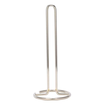 

Luxury Iron Paper Towel Rack Ornaments Dining Table Kitchen Bathroom Roll Holder Thick Standing Tissue Storage Rack