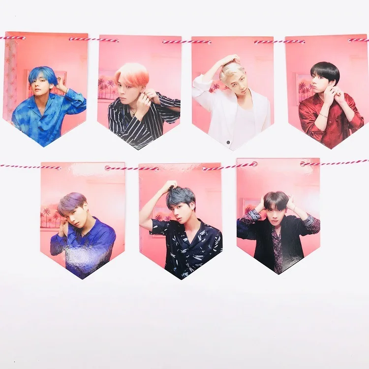 03 Kpop bangtan boys висящий флаг HD фото карта душа persona альбом bangtan boys show bill висящий флаг линия bangtan boys, K-POP - Color: 03