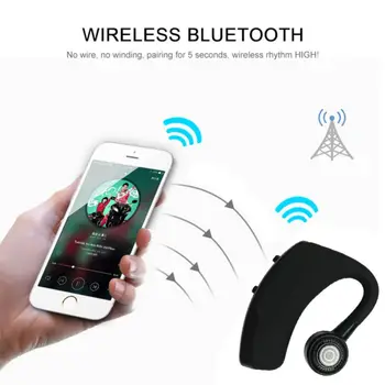 

Mega Bass Stereo Sound 2-in-1 Ear-hook Bone Conductive Headphone Waterproof Anti-sweat Wireless Sport For Bluetooth Headset