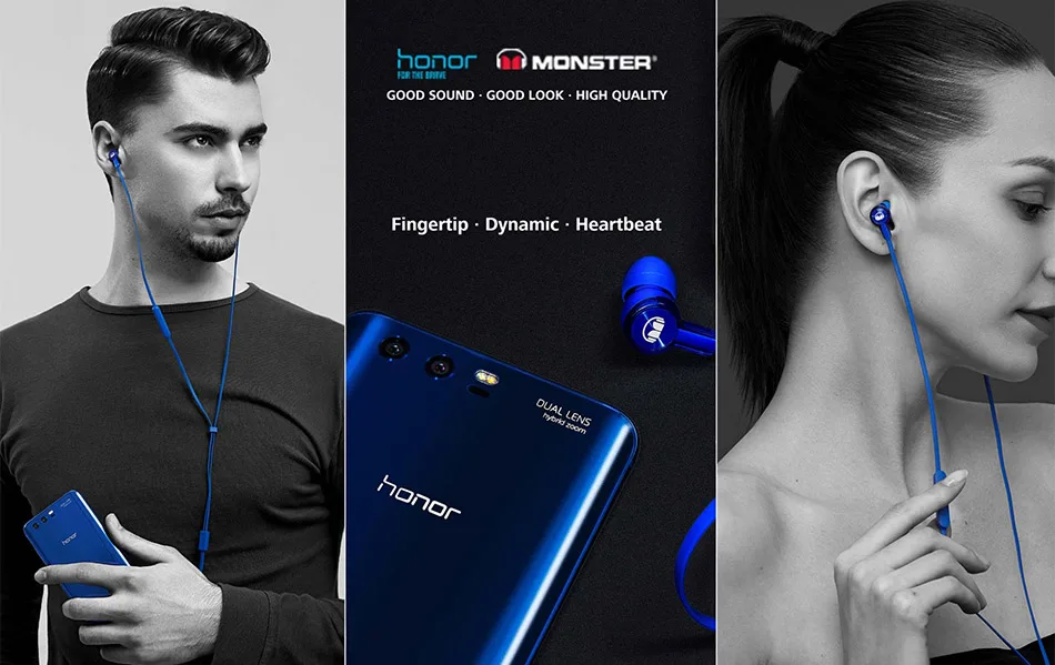 Honor AM15 Monster 3.5mm In-Ear Earphone with Remote and Microphone For Honor 9X Honor 20 Lite (11)