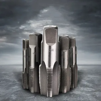 

G1/8 1/4 3/8 1/2 3/4 HSS Taper Pipe Tap BSP Metal Screw Thread Cutting Tools