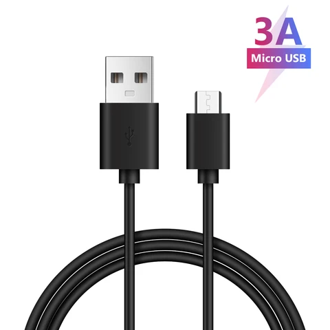 3A Micro USB Data Sync Fast Charger Charging Cable Cord For Samsung Xiomi Redmi Huawei Xbox One Tablets