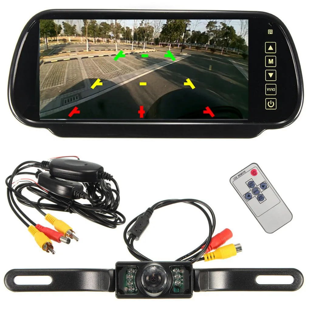 

2.4 Ghz Wireless Rear View Camera RCA Video Transmitter & Receiver Kit + Reversing Camera Car Rear View Camera