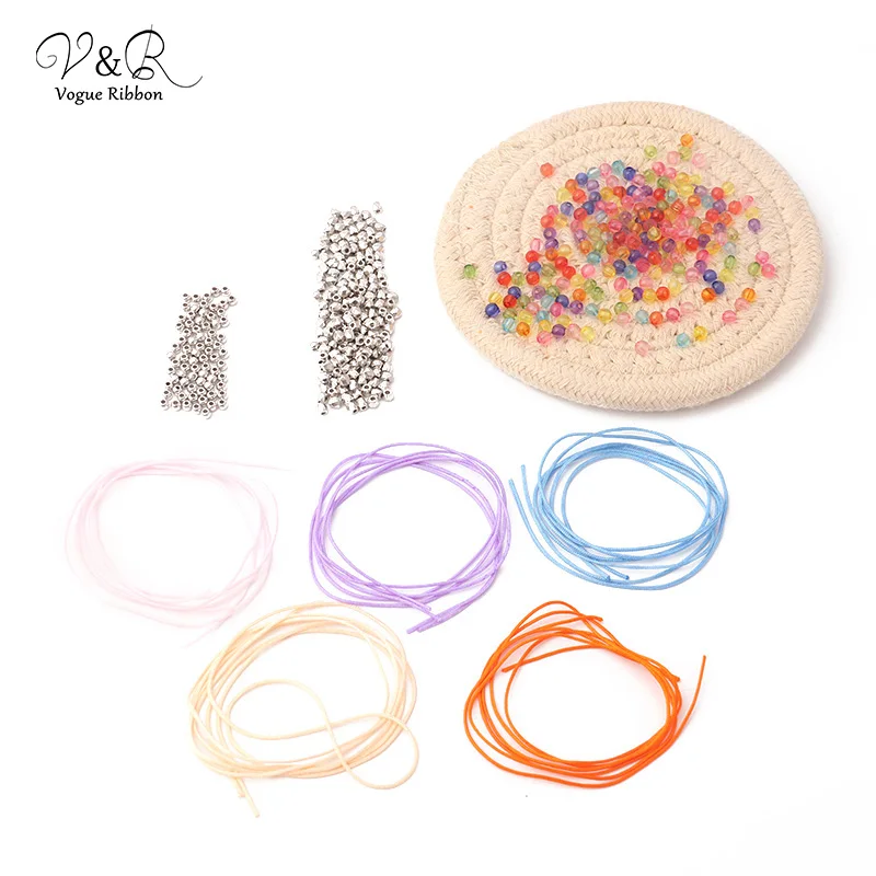 DIY ручной работы бусина для изготовления украшений Подвески тяга через браслет