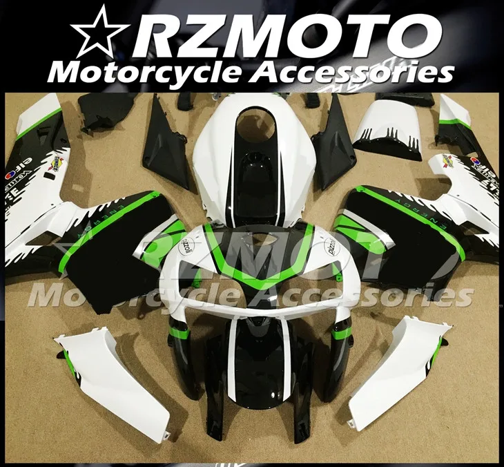 4 подарки ABS мотоцикл полный обтекатель комплект подходит для CBR600RR F5 2005 2006 05 06 cbr600 600RR тела набор белый зеленый
