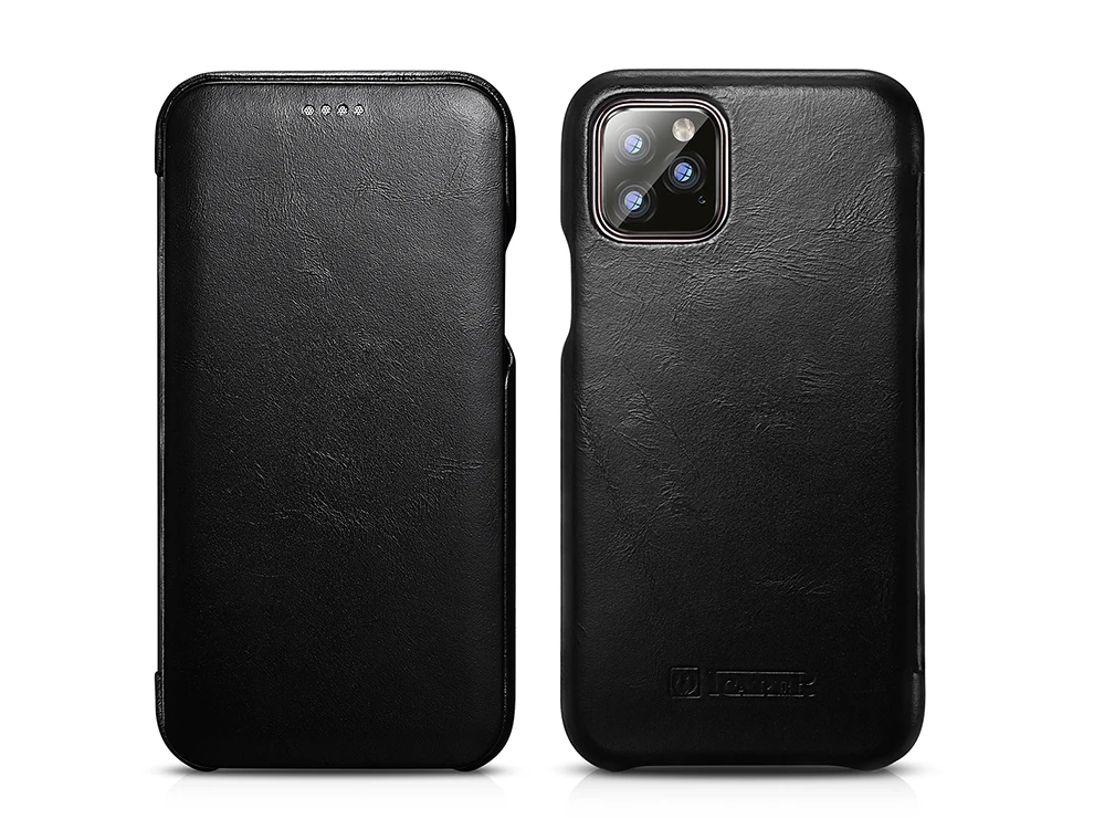 Чехол ICARER из натуральной кожи для Apple iphone 11 Pro Max, роскошный флип-чехол для iphone 11/Pro/Max, чехлы для телефонов