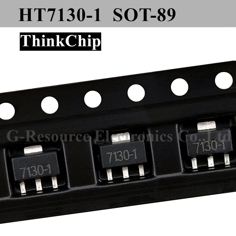 (20 шт.) HT7130-1 SOT-89 SMD HT7130 7130 (маркировка 7130-1) низкое энергопотребление Трехконтактный