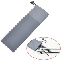 Outdoor Tent Nails Storage Bag Thick Oxford Cloth Camping Nail Bag Camping Canopy Tent Windproof Rope Buckle Bag 40Cm