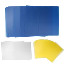 50 шт. A5/B5/A4 Прозрачный PP переплет пленки Обложка перфоратор документов папки защитить внутренние бумаги