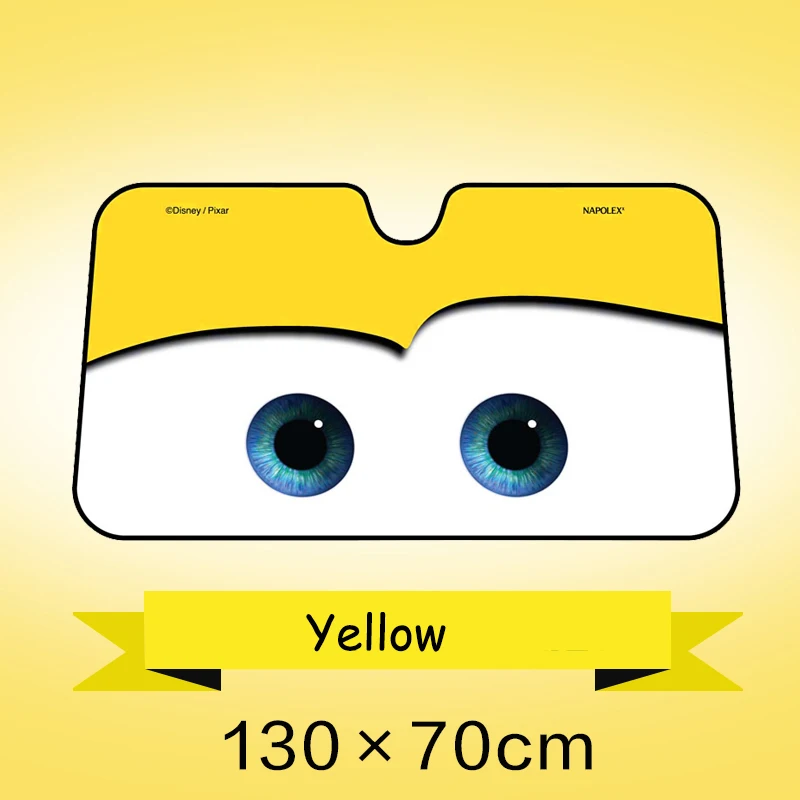 4 цвета милые Мультяшные глаза лобовое стекло автомобиля солнцезащитный козырек